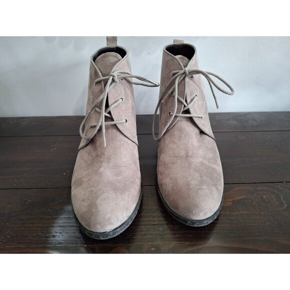 EUC Franco Sarto Annabelle Gray Wedge Bootie/Sz. 9M - Picture 5 of 9